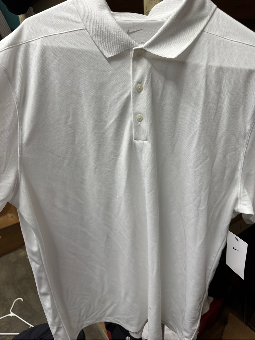 Nike Men’s White Polo Performance Shirt